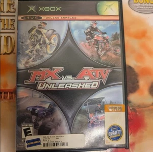 MX vs. ATV Unleashed Microsoft Xbox, 2005 Y2K Videospiel Vintage THQ Black Label - Bild 1 von 4