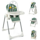 4 IN 1 Baby High Chair Toddler Feeding Chair Reclining Foldable Toy Bar for Baby