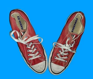 Converse Chuck Taylor Mens 11.5/Womens 13.5 PINK All ⭐ Star LOW Top Sneaker EUC - Picture 1 of 8