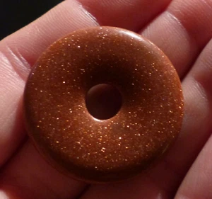 O&co Pendentif donut pierre soleil synthétique lithothérapie cadeau noël - Imagen 1 de 1