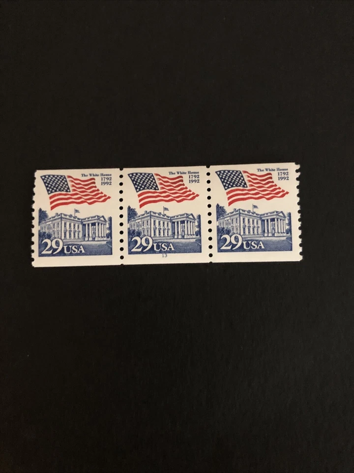 U.S. Stamps, Scott # 2609, PNC3 # 13, Flag over White House, Shiny Gum, MNH - Image 1 of 1