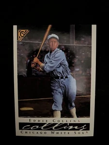 2003 Topps HoF Gallery #13 Eddie Collins Chicago White Sox Grey Variation A NrMt - Picture 1 of 2