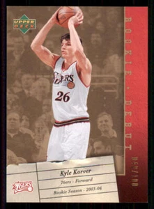2006-07 Upper Deck Rookie Debut Bronze #73 Kyle Korver /100 - Picture 1 of 2
