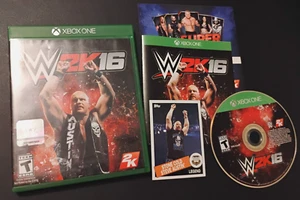 WWE 2K16 Microsoft Xbox One 2015 CIB con carta collezionabile Stone Cold Steve Austin - Foto 1 di 10