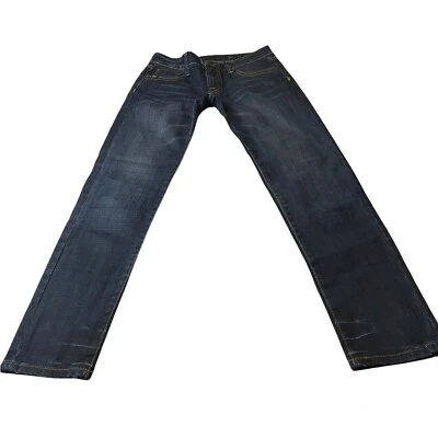 YASO Womens Jeans JR Sz 3/4 27 Dark Wash Bling Embellished Stretch Distressed - Image 1 of 4