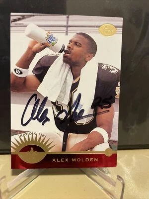 Alex Molden -Oregon Ducks-  New Orleans Saints Autographed  Rookie Card - Image 1 of 2