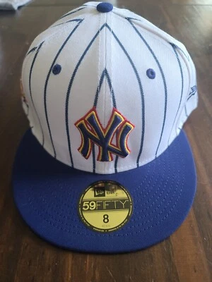 New York yankees Big League Chew Era 59FIFTY cap Hat original pinstripe 8 no pin - Image 1 of 4