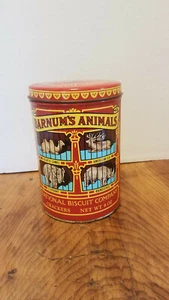 Vintage Barnum's Animals Cracker Tin 1914 Replica Design Nat. Biscuit Co. 6" B - Picture 1 of 6