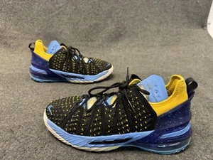 Nike LeBron 18 Minneapolis Lakers (GS) Youth Shoes CW2760-006 Size US 6.5Y - Picture 1 of 8