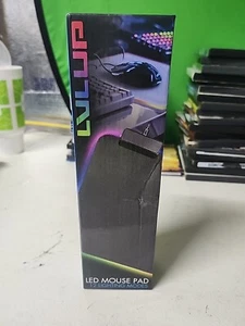 Vivitar Tappetino Mouse Gaming LED 12 Modalità di Illuminazione 13"x10" Gomma Antiscivolo Nero - Foto 1 di 4