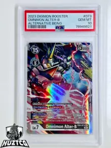 Digimon - Omnimon Alter-B - EX4-073 - SEC - Secret selten - PSA 10 - Bild 1 von 1