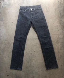 Vintage Archive Helmut Lang 1999 Classic Cut Denim Gray Military Stitch 28x31 - Picture 1 of 4