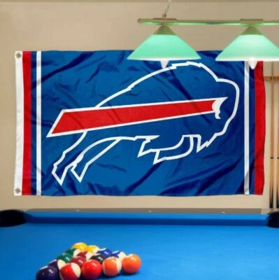 Bills Fútbol Nuevo Envío EE. UU. Buffalo Bill 3X5 Bandera Hombre Cueva Bandera 3"X5" Bandera Foto 1 de 4