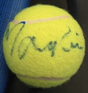 Mary Pierce autographed Tennis Ball - AW COA - Picture 1 of 2
