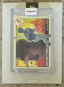 Topps Project 70 New York Nico Don Mattingly Yankees Rainbow Foil Card 56/70 - Picture 1 of 4