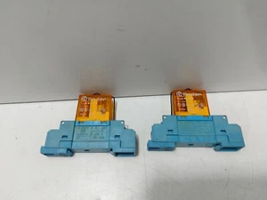Finder 40.52 Relay With Socket 2-PCS LOT - Picture 1 of 7