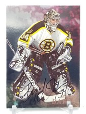 1998-99 In The Game Be A Player BYRON DAFOE On Card Auto Boston Bruins #6 ITG