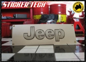 1/10 1/12 SCALE RC JEEP 4X4 4WD GARAGE WORK SHOP BANNER SUITS RUBICON WRANGLER - Picture 1 of 2