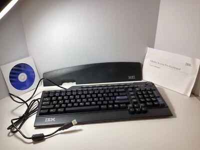 IBM 09N5549 MEDIA ACCESS PRO KEYBOARD WINDOWS CD DISC MANUAL BLACK - Image 1 of 4