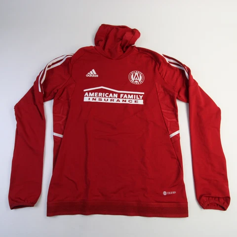 Atlanta United adidas COLD.RDY Long Sleeve Shirt Men's Red/White Used Cover