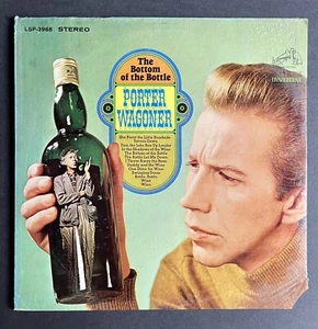 SEALED Skid Row Country Booze LP PORTER WAGONER The Bottom of The Bottle RCA ST - Picture 1 of 7