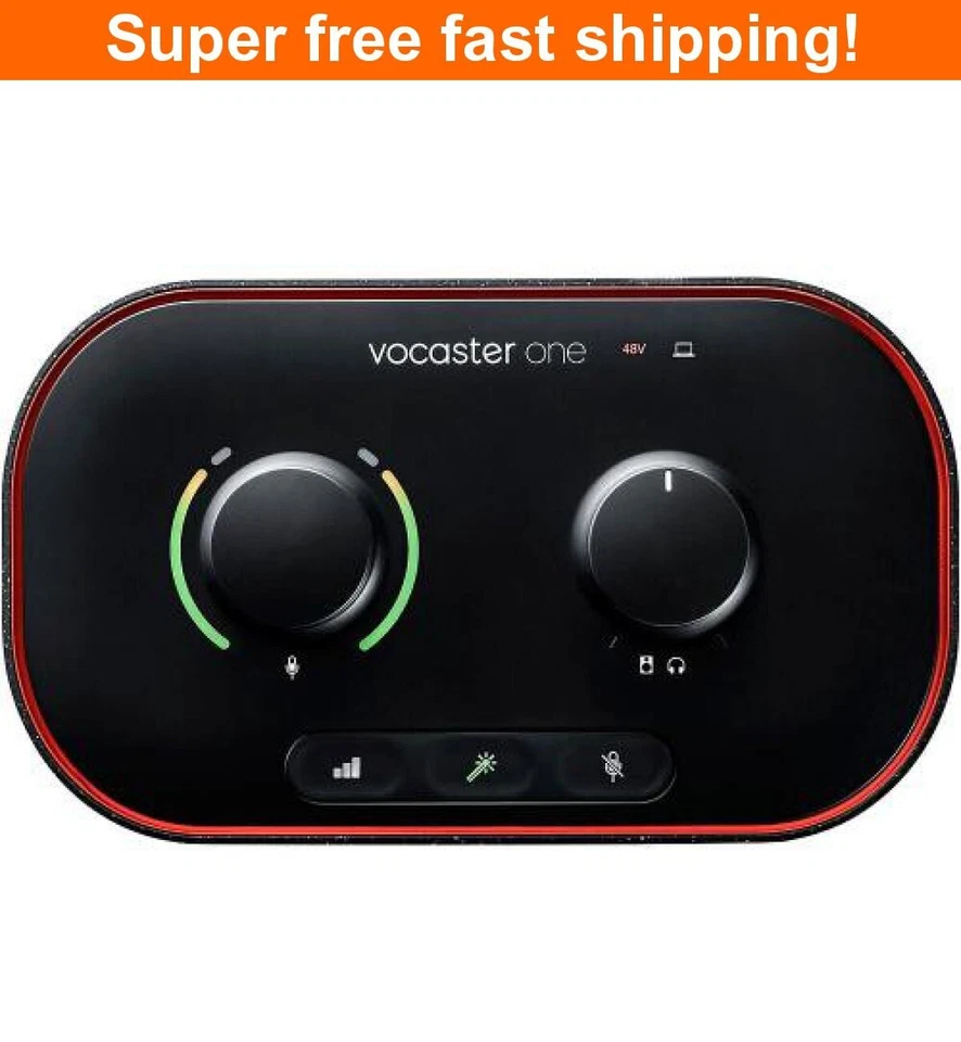 Focusrite Vocaster One USB-C Podcasting Audio Interface - New - Image 1 of 4
