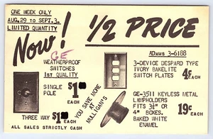 Werbung Postkarte Versandhandel Mulligan August 1949 #1 B687 - Bild 1 von 2