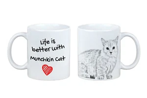 Munchkin Gatto Tazza Con Gatto Live È Meglio Art-Dog - Foto 1 di 8