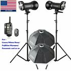 US 800w 2x Godox SK400II 400W 2,4G Studio Blitz Strobe Lichtkopf Kit f Hochzeit