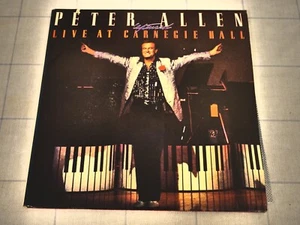 Peter Allen Live at Carnegie Hall 12" 33rpm Vintage Vinyl LP Record - Picture 1 of 7