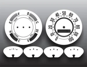White Face Gauges for 1951 Chevrolet Styleline Deluxe - Picture 1 of 4