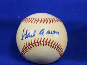 Hank Aaron JSA COA Autograph American League MacPhail Signed Baseball - Picture 1 of 1