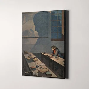 Napoleon Bonaparte studiert an der Akademie Paris Frankreich Leinwand Wandkunstdruck - Bild 1 von 5