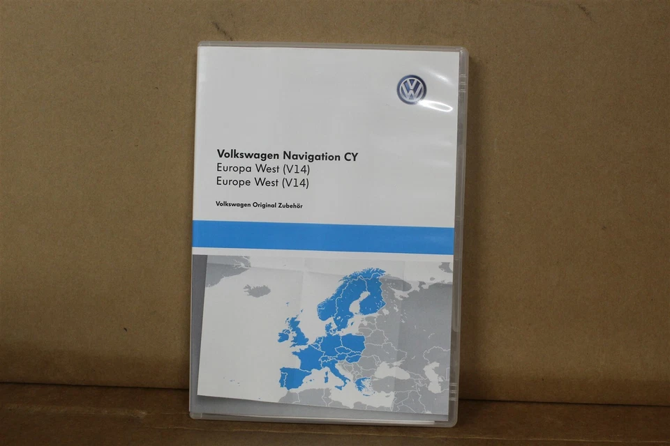 Volkswagen Navigation Disc CY Europe West V14 1T0051859AM Genuine VW part