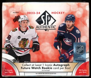 2023/24 Upper Deck SP Authentic Hockey Hobby Box - Picture 1 of 8