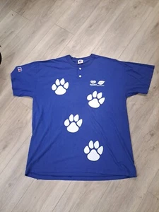 Camicia gelato Breyers vintage buon umore stampe zampe tracce - Foto 1 di 7
