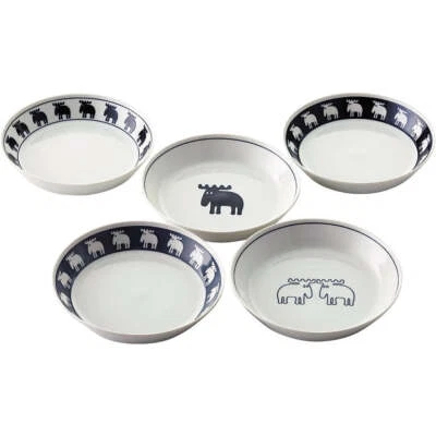 Juego de vajilla de cerámica MOZ Suecia de 5 platos profundos juego de platos de cocina blanco Foto 1 de 3