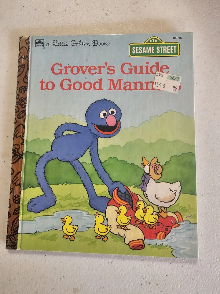 Sesame Street Groover Guide To Good Manners- little golden books - Imagem 1 de 2