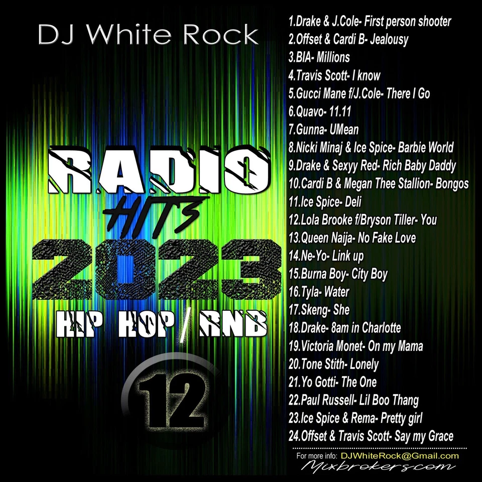 DJ White Rock RADIO HITS #12 2023 - Image 1 of 1