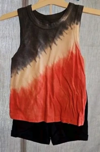 Cat & Jack - Girl's 4th of July USA Top & Bottom Set - Red White & Blue - Picture 1 of 3