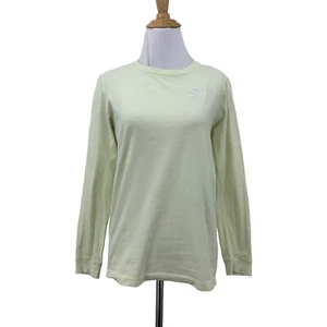 The Nike Tee Shirt Girls Youth L Large Celery Green Long Sleeve Athletic Shirt - Picture 1 of 11