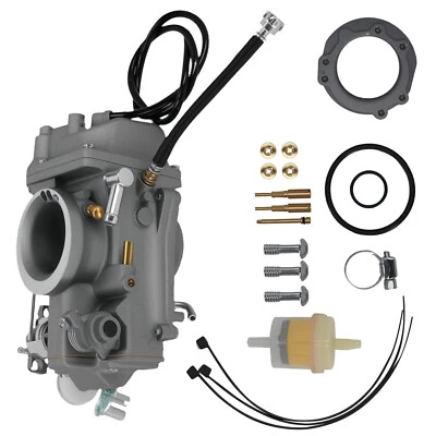 Carburador de carburador TM42-6 42 mm para Harley-Davidson Evo Twin Cam 1990-1996 HSR42 Foto 1 de 4