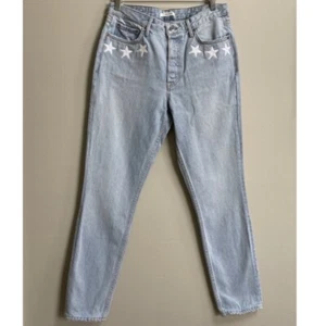NWT GRLFRND Karolina All Time High Star Skinny 100% Cotton Jeans - Picture 1 of 14
