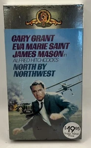 NORTH BY NORTHWEST VHS CARY GRANT JAMES MASON EVA MARIE SAINT VHS Factory Sealed - Picture 1 of 7