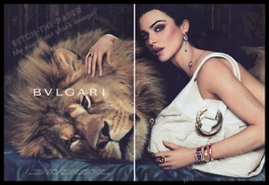 Pubblicità stampa Bulgari Fashion Rachel Weisz Leone anni 2000 (2 pagine) 2011 - Foto 1 di 1
