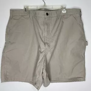 Carhartt Herren 44 Schreinershorts Baumwolle hellbraun Arbeit Outdoor Schreiner Original FIT - Bild 1 von 8