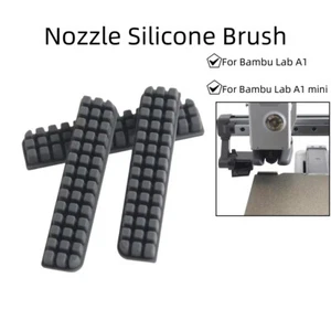 3D Drucker Teile Düse wischt Silikon Bürste 3PCS für Bambu A1/A1 MINI Zubehör - Picture 1 of 11