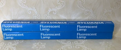 (2) Sylvania F6T5/CW Fluorescent 6-Watt 9" Lamp Light Bulb Cool White - Image 1 of 4