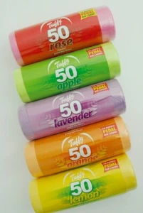 200x Tie Handle Scented Pedal Bin Liners Bags Rubbish Waste 20L Mixed Fragrance - Picture 1 of 6