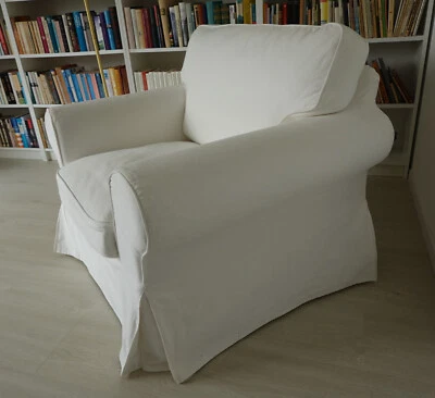 IKEA EKTORP XL Sessel BLEKINGE Weiß Groß Breit Bequem Kuschelig WHITE LIVING TOP - Bild 1 von 4
